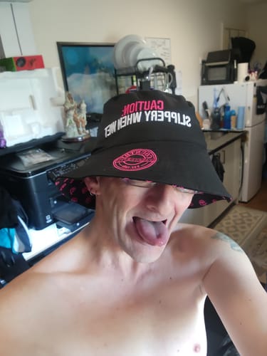 Customer photo review of Country Trucker Wet Pussy  Bucket Hat