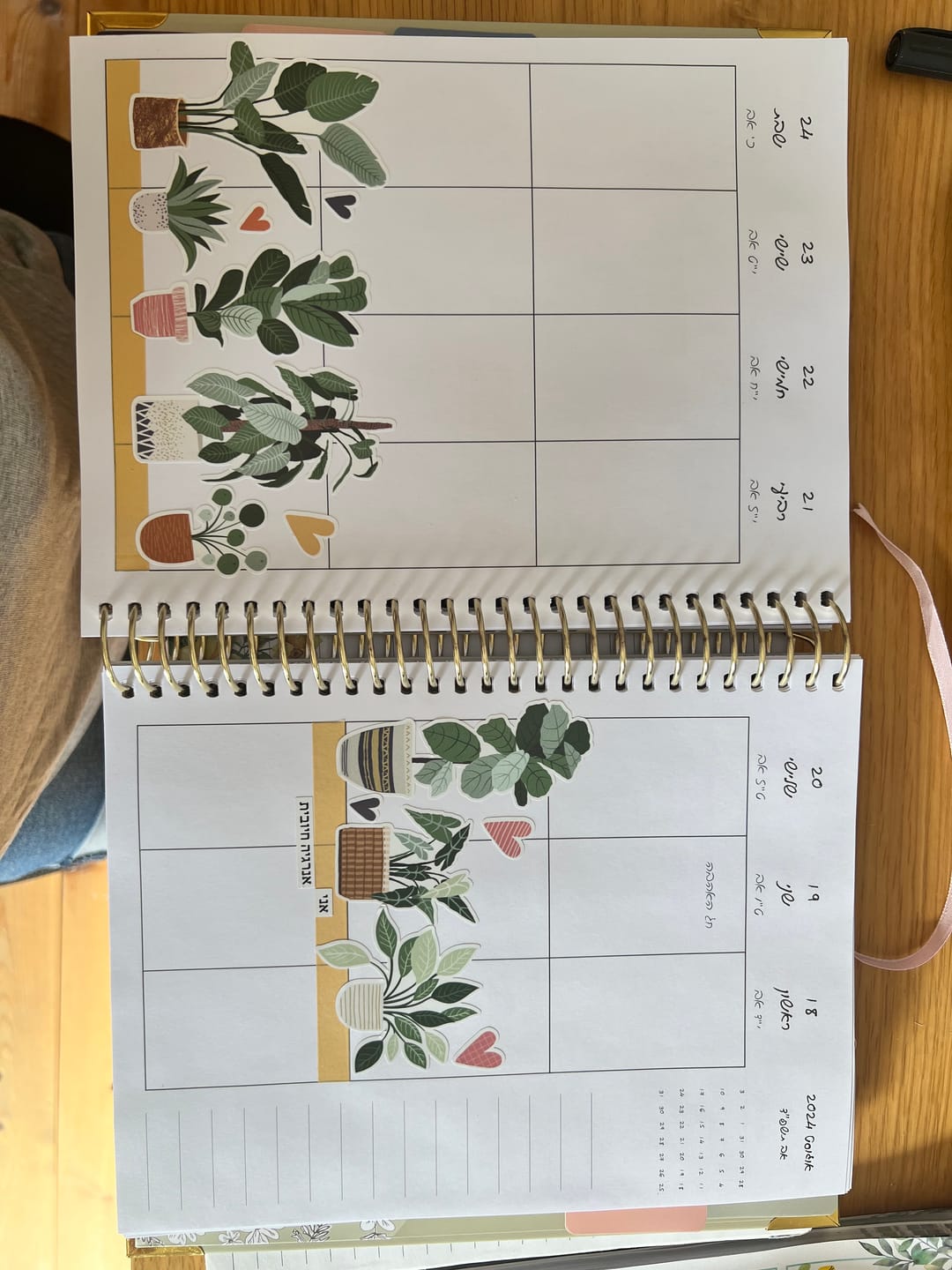 Customer photo review of Planner stickers - House plants