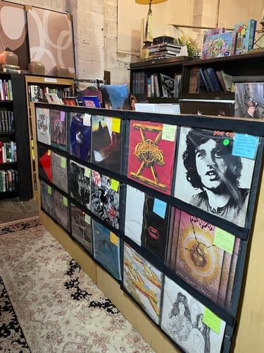 Customer photo review of 12" Vinyl Record Display Frame - LP Wall Storage