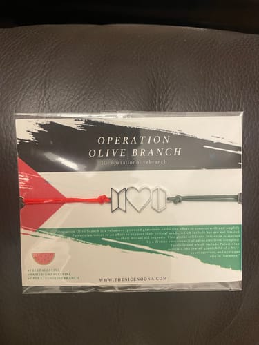 Customer photo review of Operation Olive Branch Bracelet