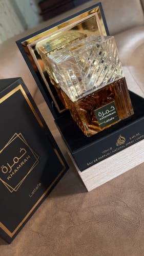 Customer photo review of Lattafa Khamrah Eau De Parfum For Unisex