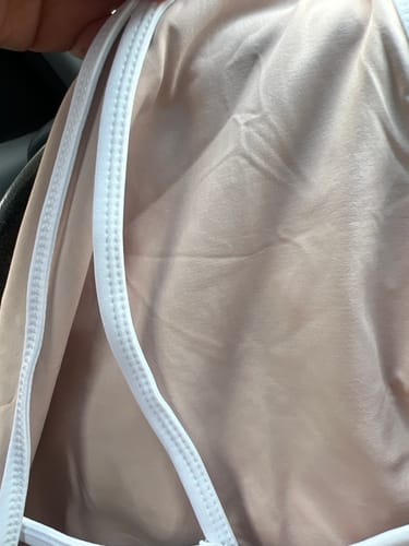 Customer photo review of Peto Dare to be Bold Bra White