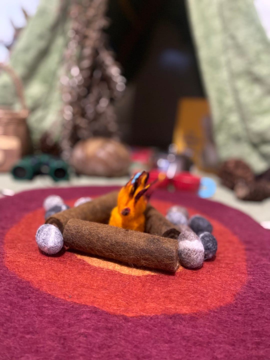 Customer photo review of Campfire Play Mat Playscape