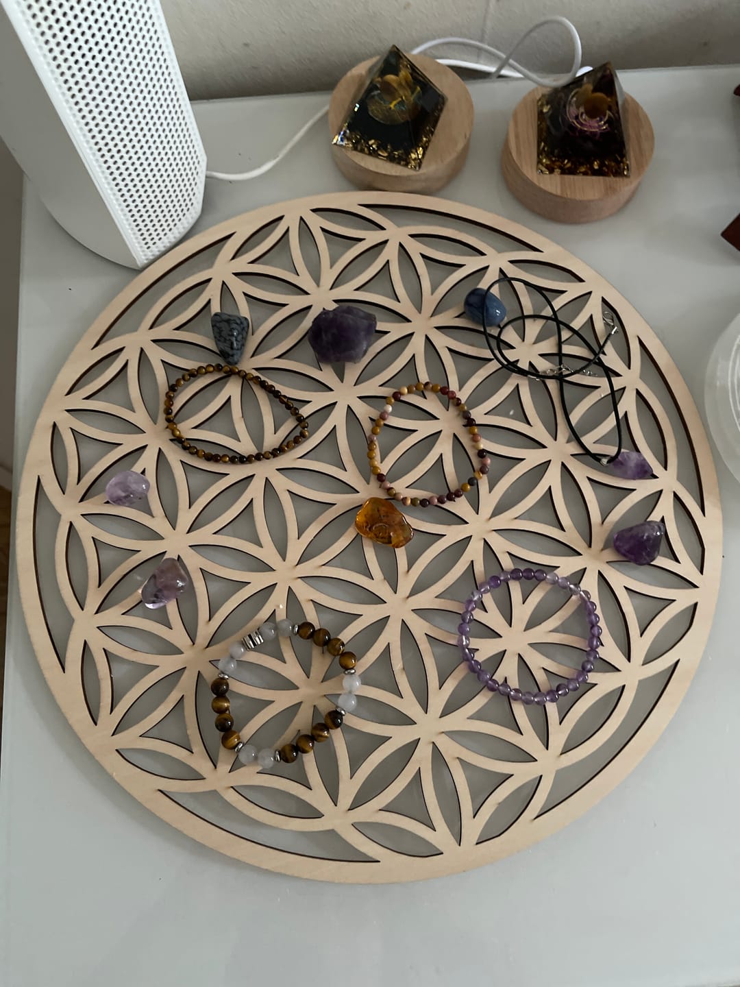 Customer photo review of Fleur de Vie en Bois Naturel Harmonisante