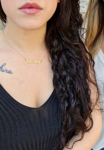 Customer photo review of Collana Nome