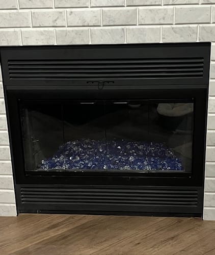 Customer photo review of Brookfield - Masonry & Prefab Fireplace Glass Doors