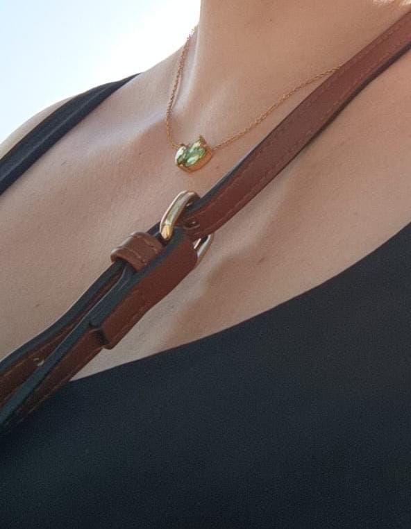 Customer photo review of Lotus Halskette | 18K vergoldet