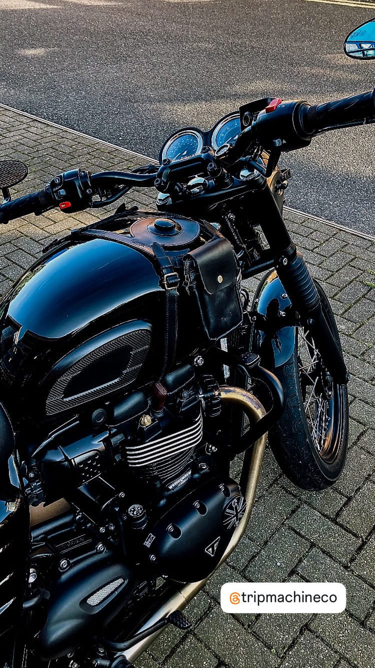 Customer photo review of tank strap right side fuel inlet
