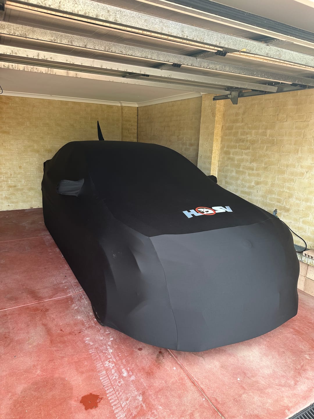 Customer photo review of 2013-2017 HSV Clubsport / Senator GenF with small wing / no wing aerial   2 mirrors Purfit Indoor Custom Car Cover