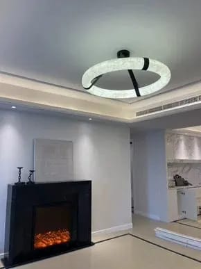 Customer photo review of Oslo Pendant Alabaster Light A