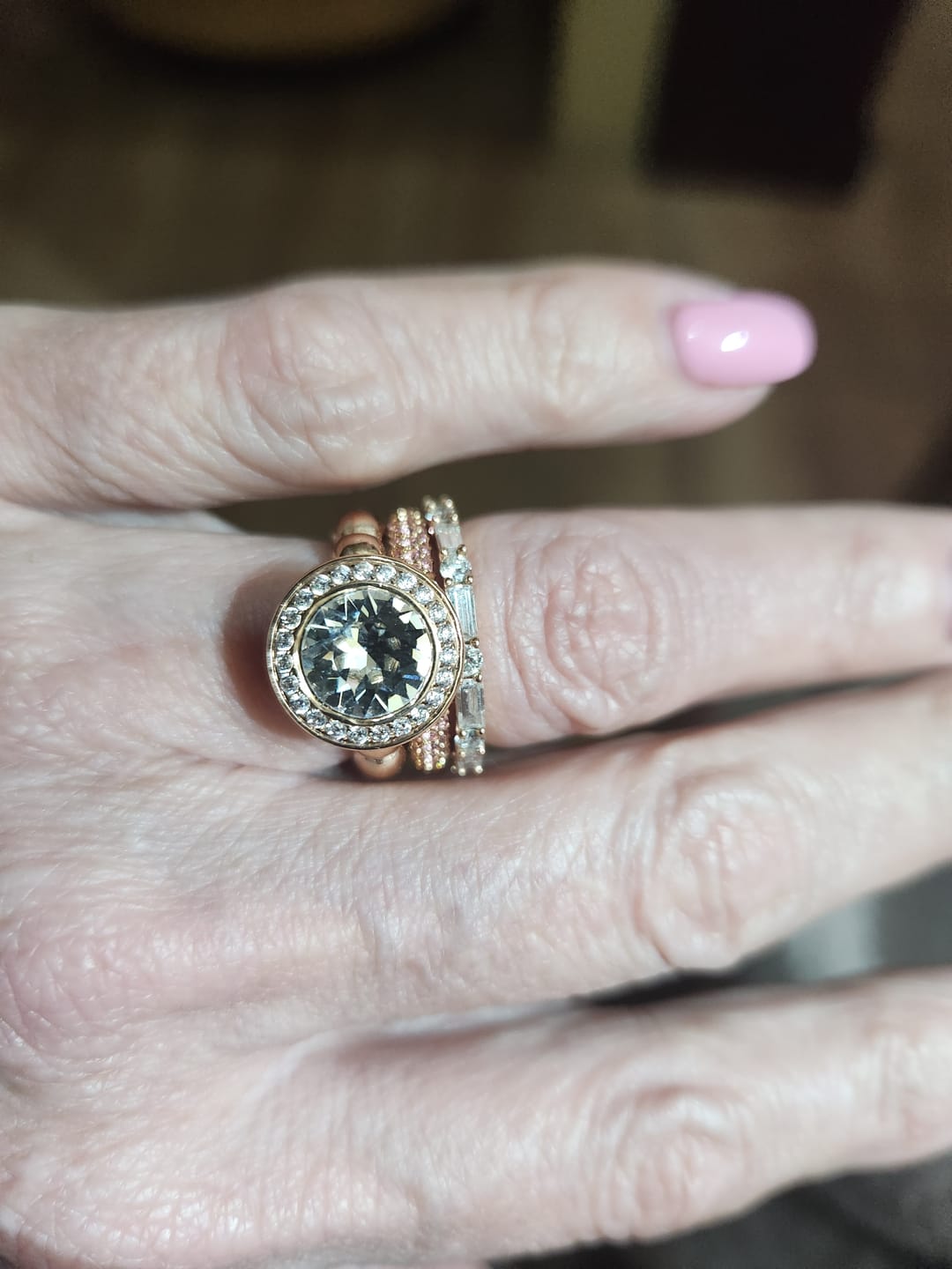 Customer photo review of Tondo Deluxe Top - 13mm in Rose Gold