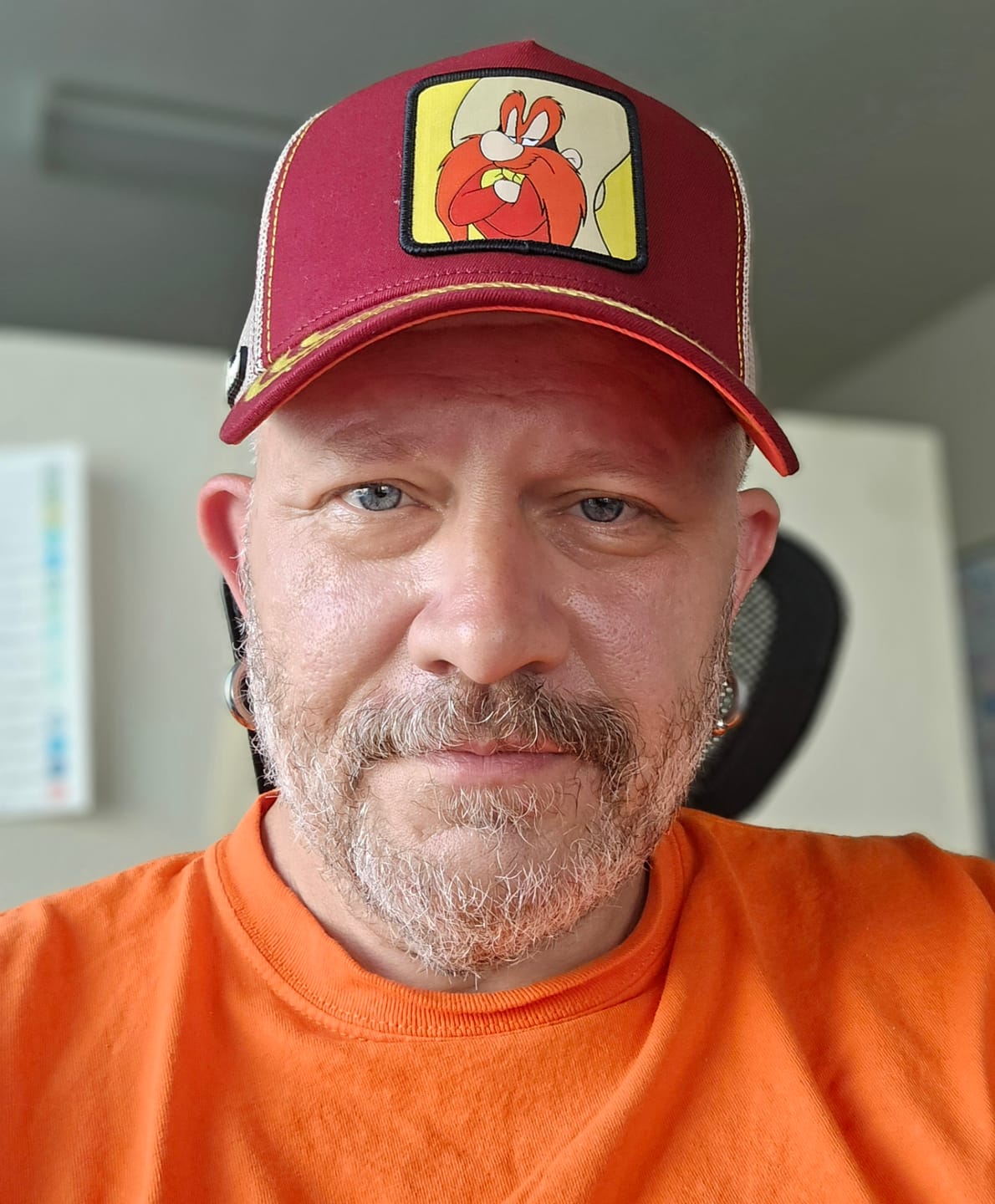 Customer photo review of OVERLORD X Looney Tunes: Yosemite Sam Trucker Cap