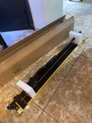 Customer photo review of Cortadora De Piso Azulejo Manual 120cm Loseta Ceramico