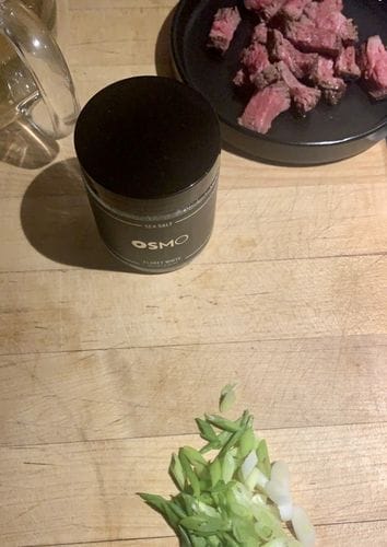 Customer photo review of Flakey White Sea Salt | Chef Collection