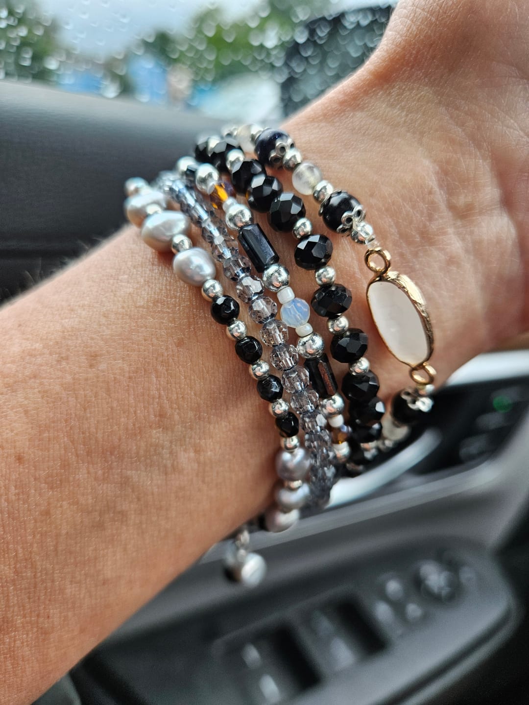 Customer photo review of Ethereal Frost Samsung Galaxy Stretch Watch Strap