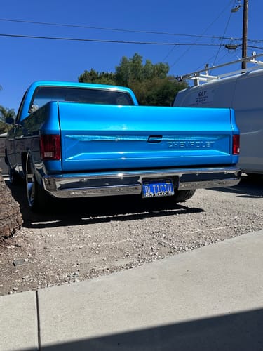 Customer photo review of 1971 CALIFORNIA LICENSE PLATE 6"x12" (156.5mm x 305mm)