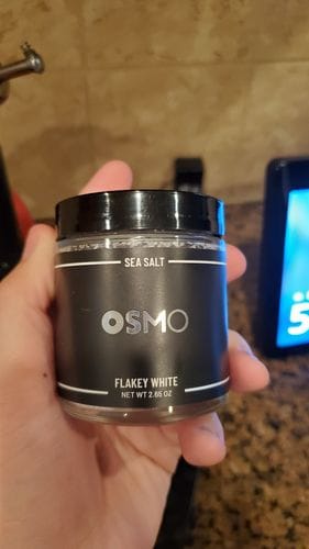 Customer photo review of Flakey White Sea Salt | Chef Collection