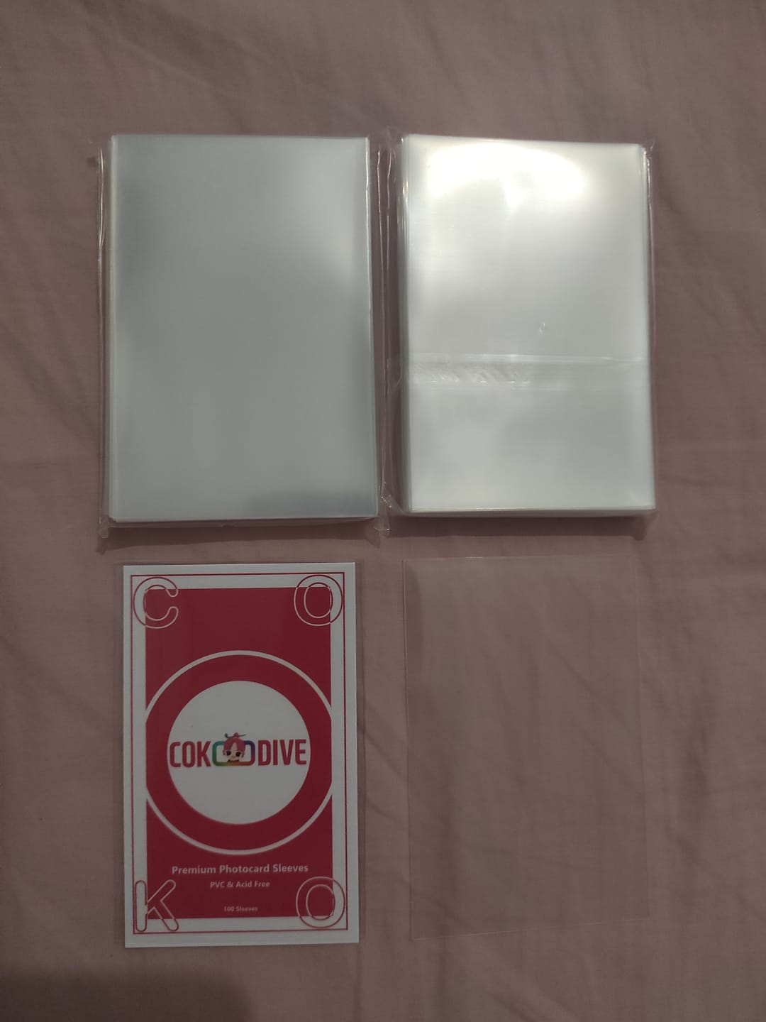 Customer photo review of Premium Photocard Sleeves for K-Pop Fans