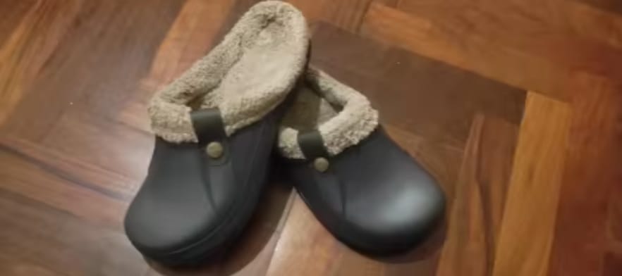 Customer photo review of Arlo Fuzzy - Healthy & Non-Slip Comfort Clog Mules