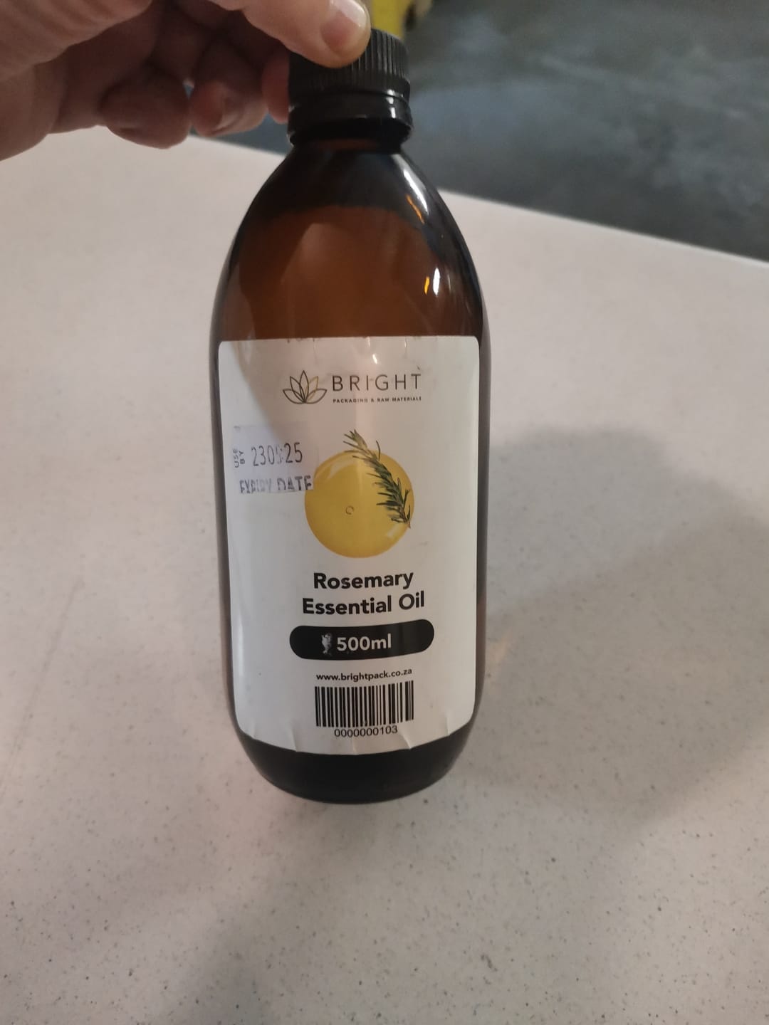 Customer photo review of Rosemary Essential Oil