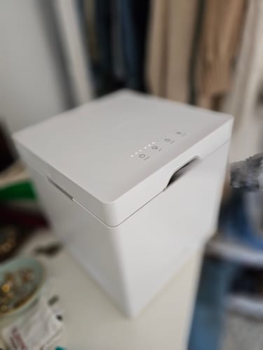 Customer photo review of Carepod Cube X50 - Warm + Cool Mist Stainless Steel Humidifier AU