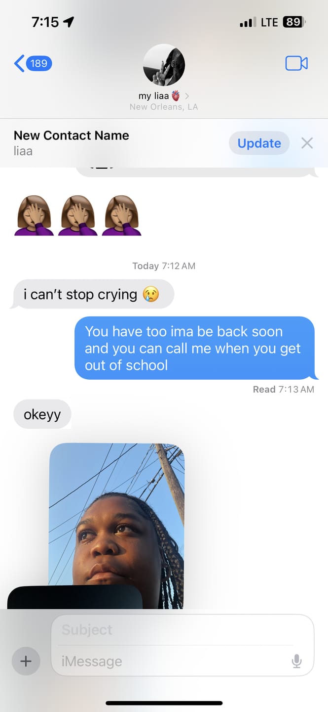 Customer photo review of Kids Custom Name Necklace