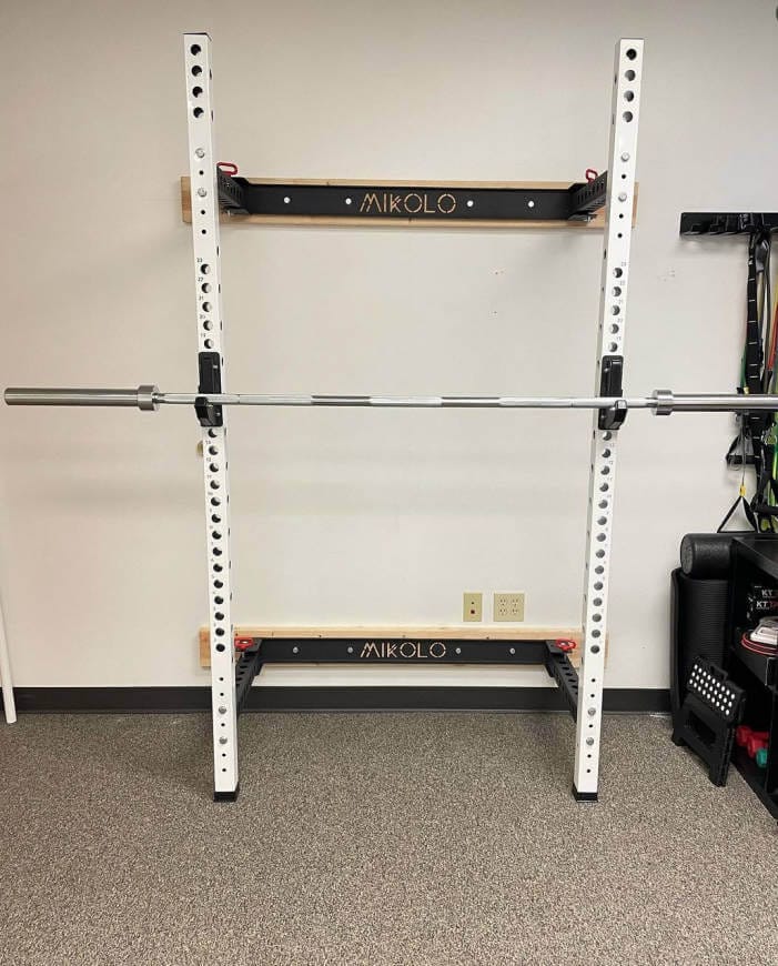 Customer photo review of FOLDGYM™ Wall Mounted Folding Squat Rack