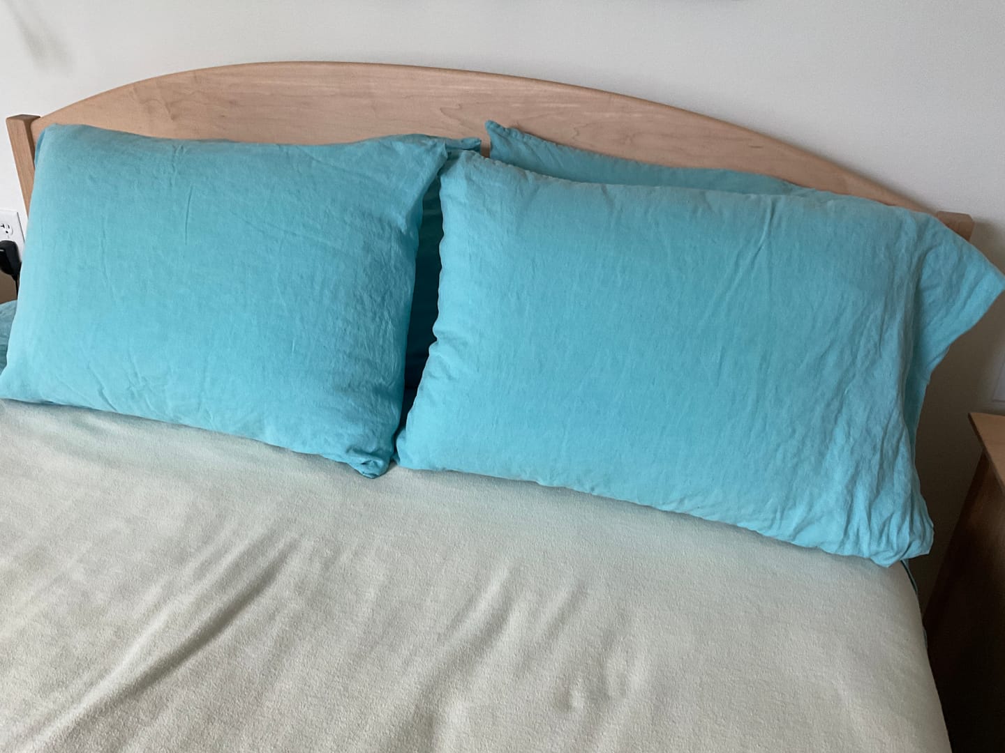 Customer photo review of Wool Pillow
