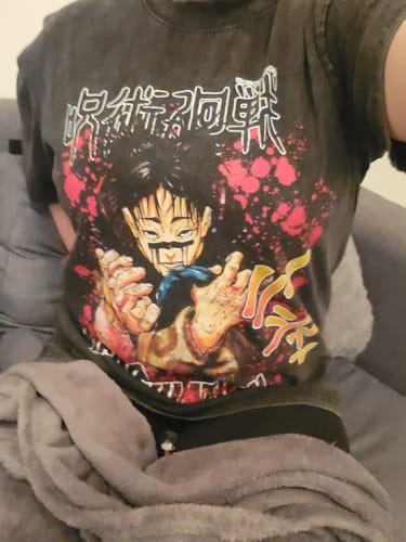 Customer photo review of Choso Oversized Vintage T-shirt V10