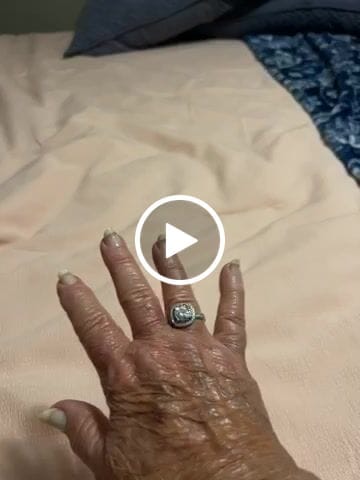 Customer video review of Double Halo Moissanite Split Shank Pave Engagement Ring