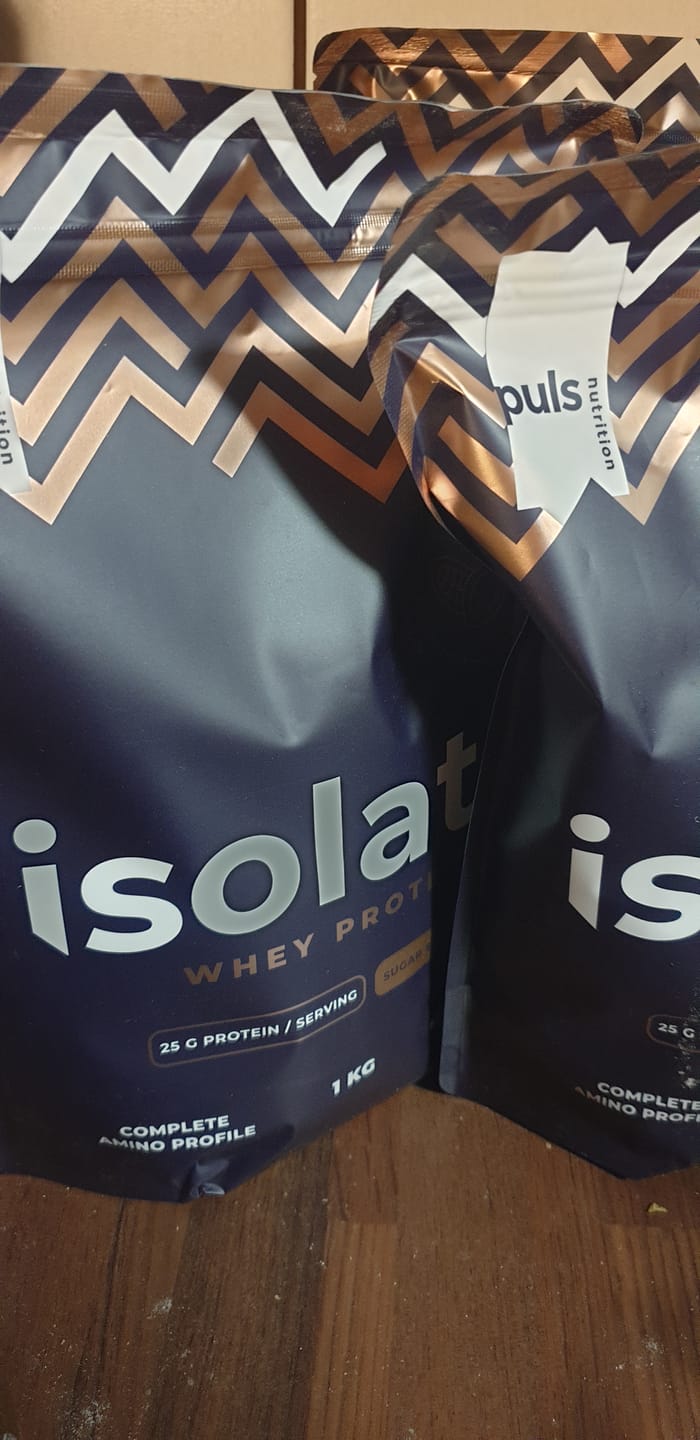Customer photo review of WHEY ISOLATE Chocolate 1 kg