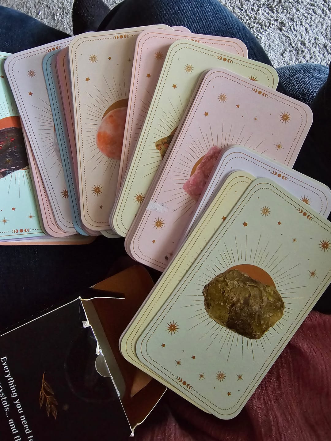 Customer photo review of The Crystal Wisdom Card Deck