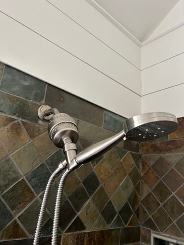 Customer photo review of 3-Spray Handheld Shower Head Set