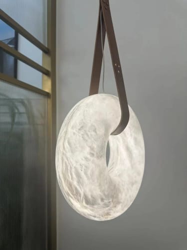 Customer photo review of Oslo Pendant Alabaster Light A