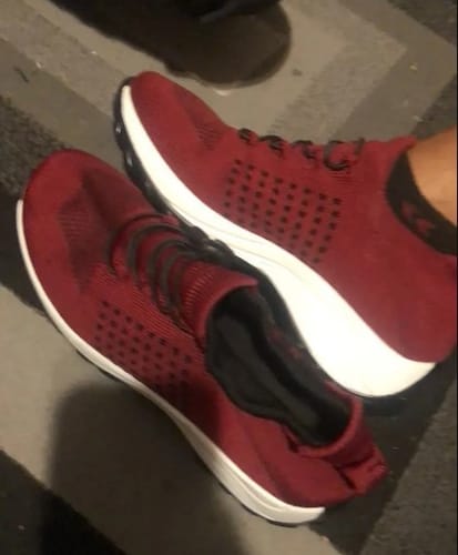 Customer photo review of ORTHOPEDIC SNEAKERS WITH STRETCHABLE CUSHION