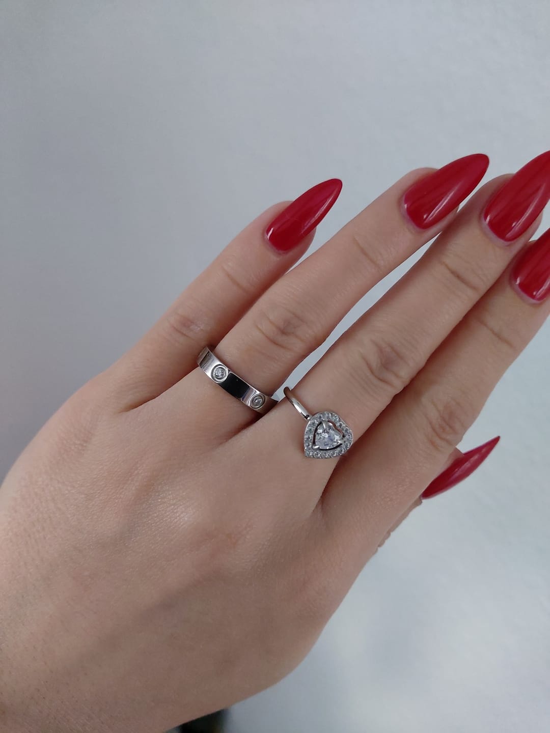 Customer photo review of Shine Heart Ring | 18K vergoldet