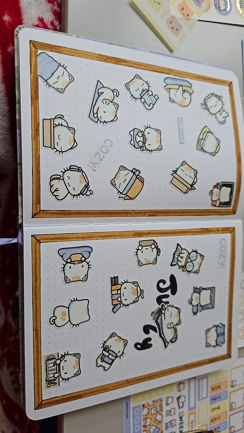 Customer photo review of Sticker Sheet - Leave Me Alone Please