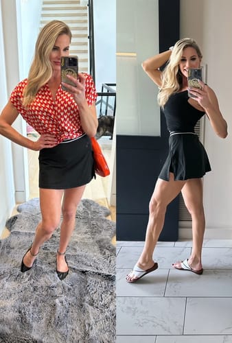 Customer photo review of Love-Love Tennis Skirt