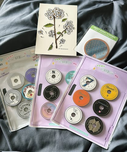 Customer photo review of BTS Anthology CD Magnet Collection Part Two