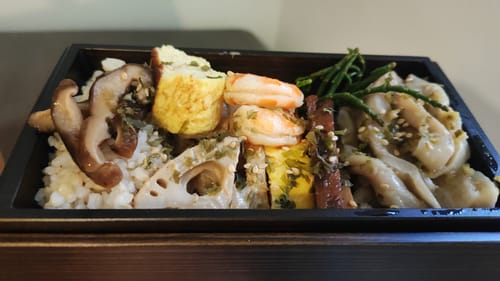 Customer photo review of Nagano Bento Box Lacquer M KUROURUSHI