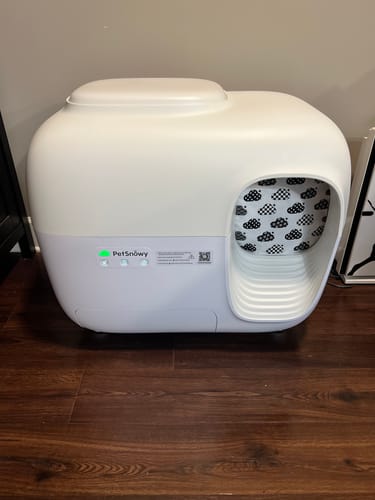 Customer photo review of Self-Cleaning Litter Box