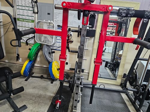 Customer photo review of Rack Mounted Lateral Raise