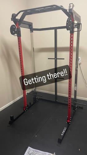 Customer photo review of HR05 Half Rack Functional Trainer
