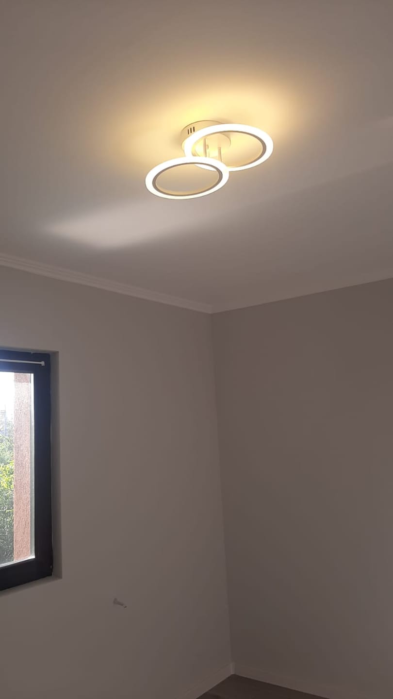 Customer photo review of Lustra LED 1+1 Circle Design Alb Echivalent 300W Telecomanda