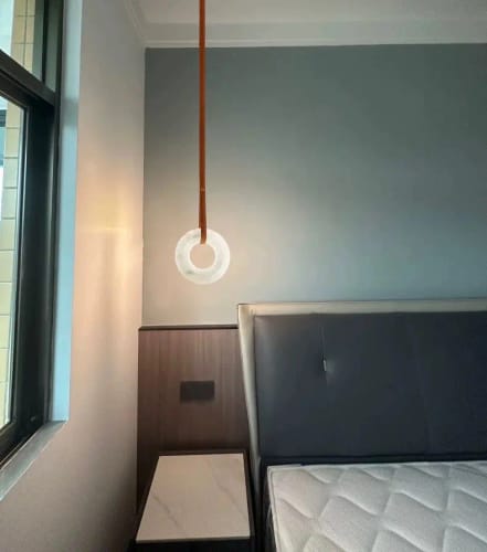 Customer photo review of Oslo Pendant Alabaster Light A