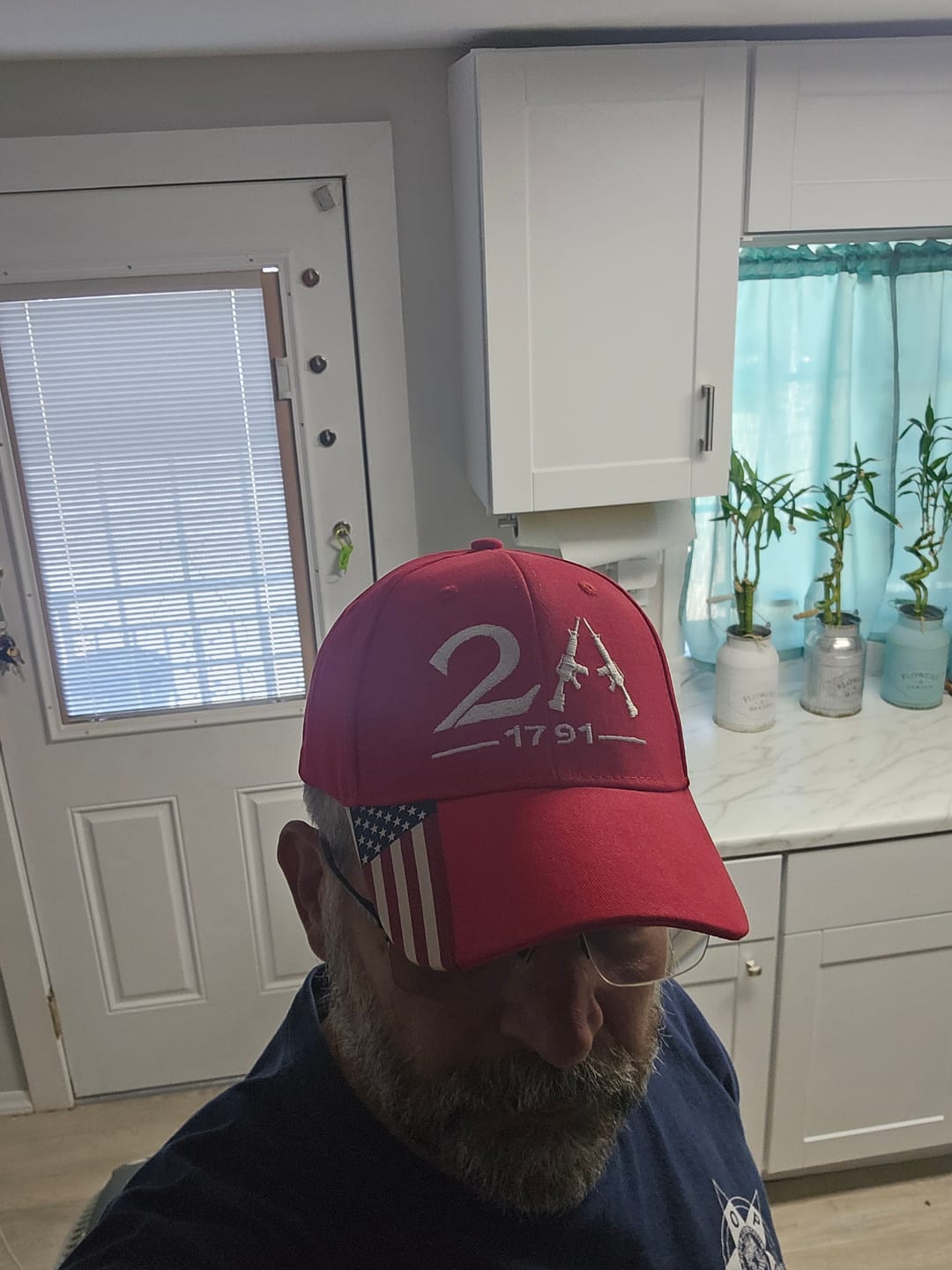 Customer photo review of 2nd Amendment 2A Limited Edition Red Embroidered Hat