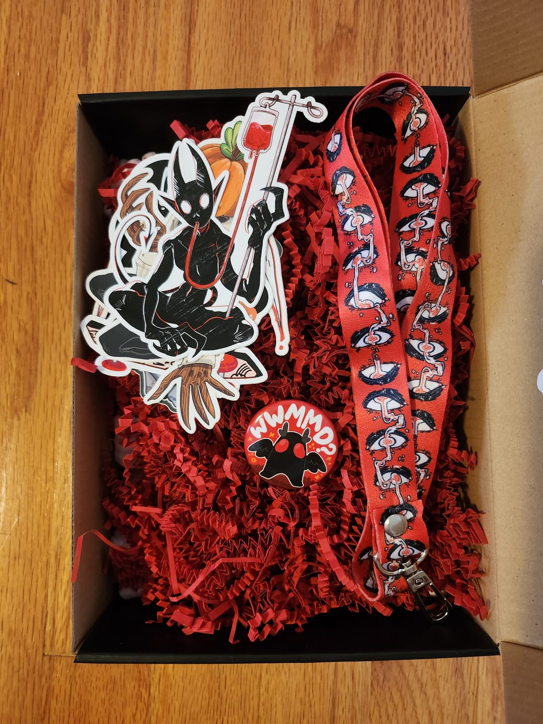 Customer photo review of Creepy Mystery Gift Box