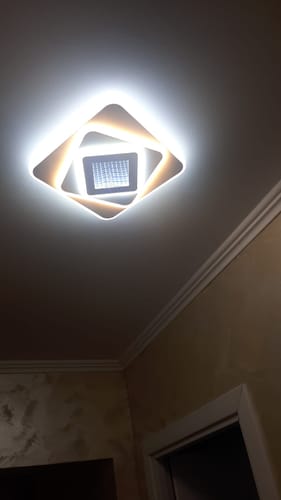 Customer photo review of LUSTRA LED 40W GALAXY 3D SQUARE Echivalent 200W
