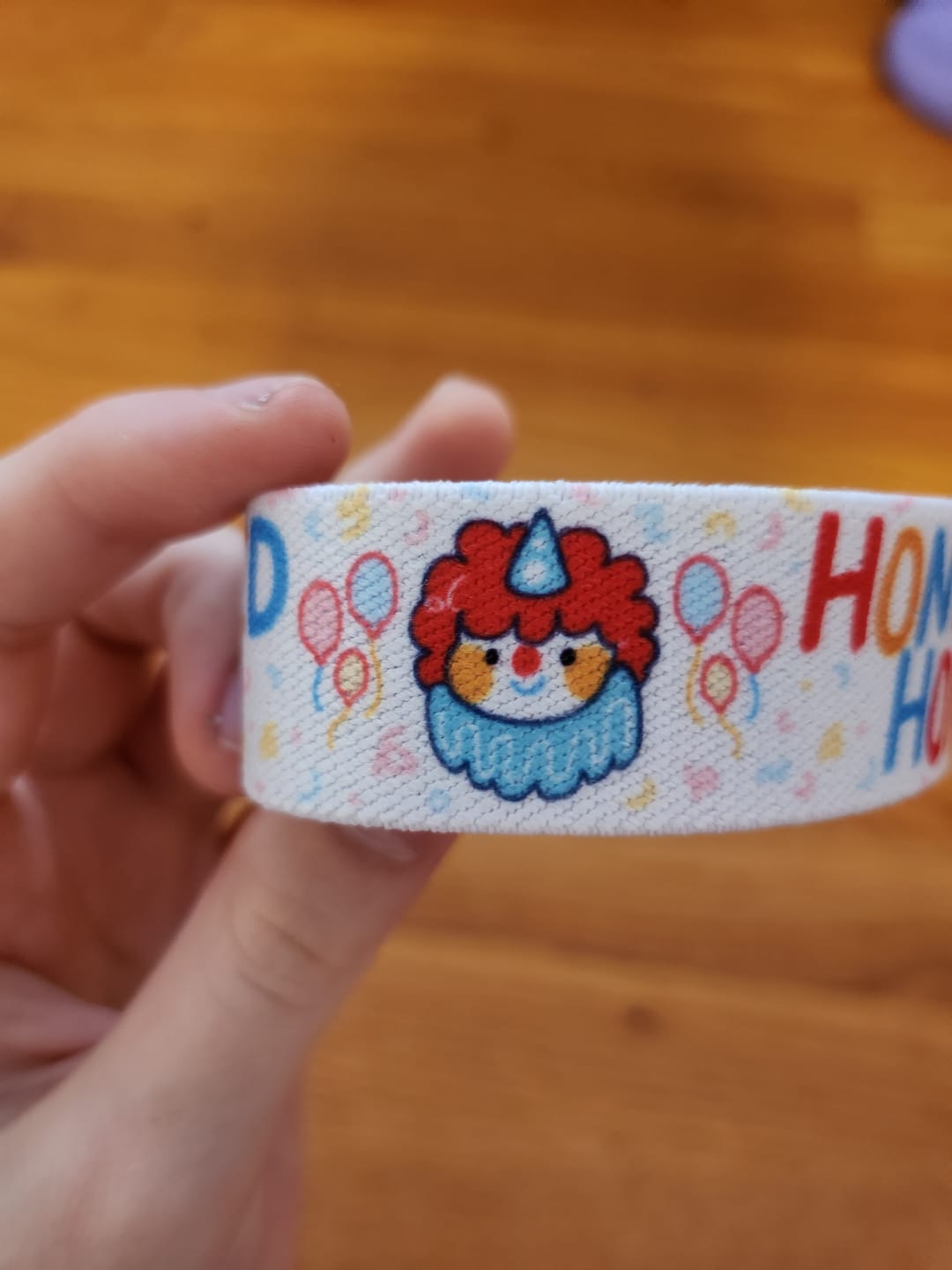 Customer photo review of Certified Clown Bracelet