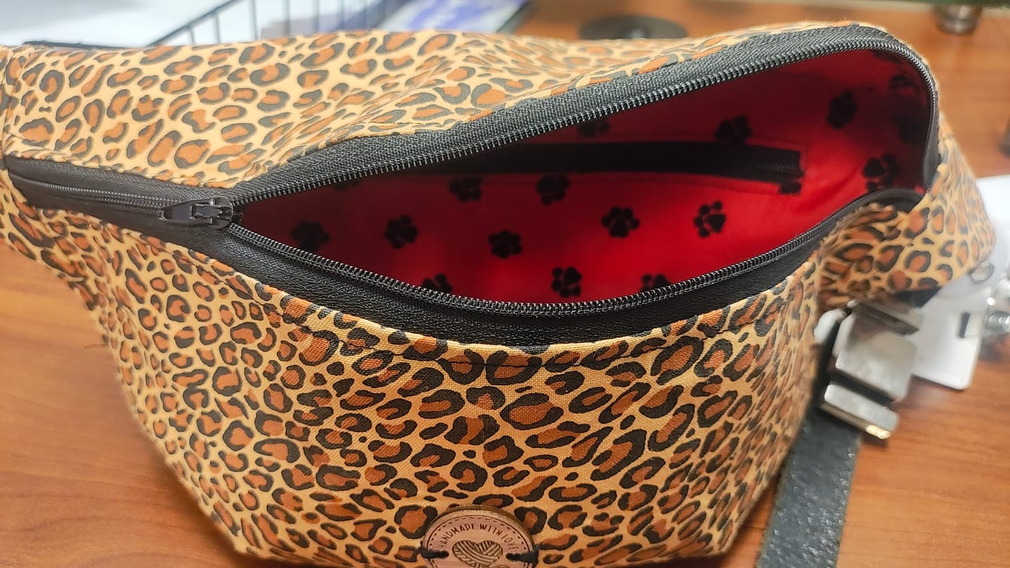 Customer photo review of Small and Large Baileigh Bumbag Digital Pattern